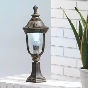 Stalp iluminat exterior IP23 H51cm August AL 11-1121/1 Patina OR