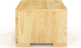 Noptieră lemn masiv TerraCraft 1 Sertar Pin, 40 × 34 × 25 cm