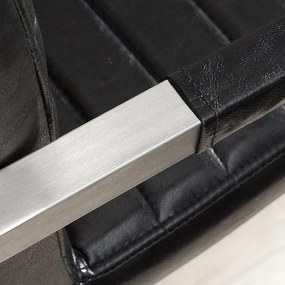 Set de 2 scaune moderne, dining sau birou, Imperial negru antic A-37079 VC