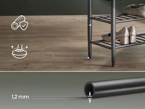 Banca cu dulap pentru pantofi EKHO 80x30 cm, verde