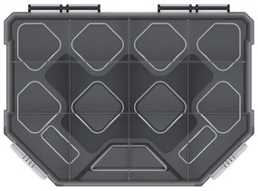 Organizator 19,5 x 14,2 x 4 cm, separatoare, negru