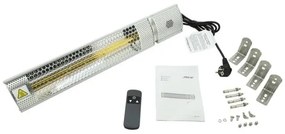 Încălzitor cu infraroșu 1000/2000W 230V IP55 cu telecomandă