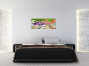 Tablou cu abstracție - pictura (120x50 cm)