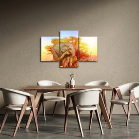 Tablou - Animale africane (90x60 cm)