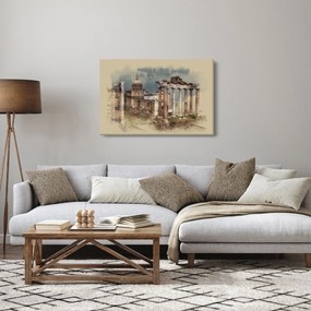 Tablou - Forumul Roman, Roma, Italia (90x60 cm)