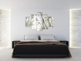 Tablou - Bambuși,desen (150x105 cm)