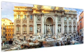 Tablou - Fântâna Trevi (120x50 cm)