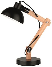 Lampa de birou cu brat articulat Lila negru NVL-671602