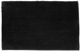 Covoras baie TAPIS MINI CHENILLE, Negru, 50x80 cm, 5five Simple Smart