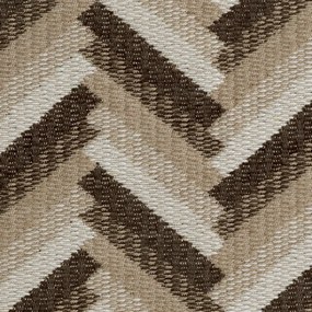 Bancheta eleganta design LUX Del Vale, Chevron brown