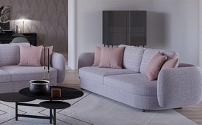 Canapea lemn masiv Calynda, 245 × 73 × 100 cm