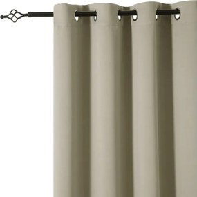 Perdea OXFORD 140x250 cm, bej deschis Agatat: Inele metalice