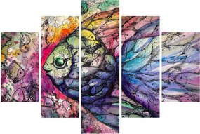 Tablou - Peștișorul colorat (150x105 cm)