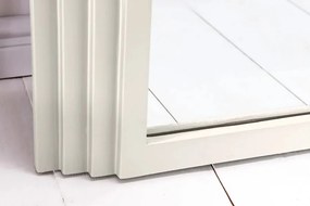 Oglinda de perete decorativa Art Deco 160cm, alb