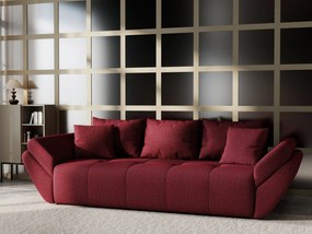 Canapea extensibilă dumonde cu ladă de depozitare si sezut confortabil din spuma high-density, Berlin Enjoy Winery 250x100 cm