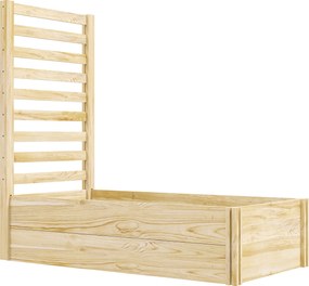 Outsunny Strat pentru Grădină Înălțat cu Fund Deschis, 115x60x110 cm, Lemn Natural | Aosom Romania