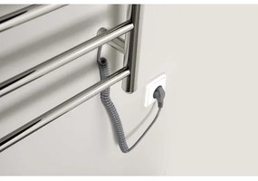 Sapho - Uscător electric pentru prosoape REDONDO, 130 W/230 V, 63 x 116 cm, crom lucios