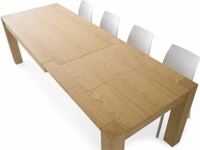 MASA FAVOLA - EXTENSIBILA FINISAJ STEJAR PERIAT - STEJAR NATURAL - 180 CM / 90 CM / 77 CM