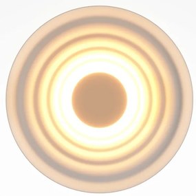 Aplica de perete LED, Aluminiu, Nami alb mat
