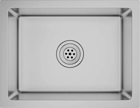 vidaXL Chiuvetă de bucătărie lucrată manual, oțel inoxidabil