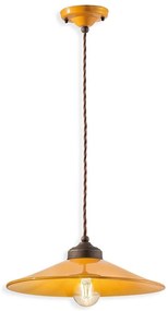 Pendul design retro realizat manual din ceramica si metal COLORS