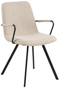 Scaune de dining crem 2 buc. Selina – Actona