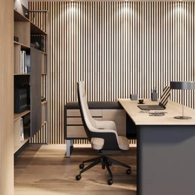 BATH DELUXE 54-240-11-86-12 - Panou acustic VASALUND 240x52 cm stejar