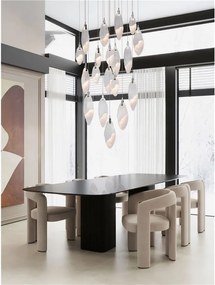 Lustra LED XXL suspendata design decorativ SERIQ D-81cm