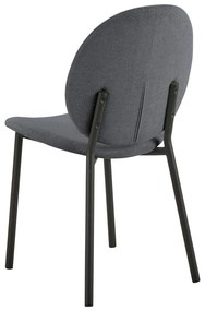 Scaun de dining gri antracit Cliff – Actona