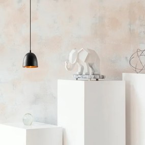 Lustră suspendată pe cablu TATTOO, 1x E27/40W/230V, Ø 16 cm, negru