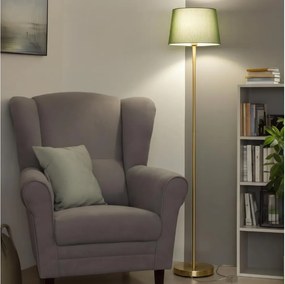 Brilagi - Lampă LED de podea CERIA 1xE27/20W/230V, diam. 30 cm verde/auriu