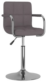 vidaXL Scaun de sufragerie, gri taupe, material textil