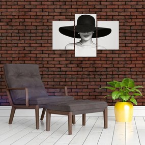 Tablou - Femeia cu pălărie (90x60 cm)