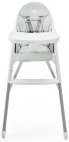 Scaun de masă pentru copii 2 în 1 KINDERKRAFT DINNLY gri