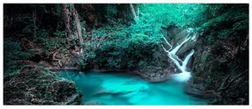 Tablou - Oază turcoaz (120x50 cm)
