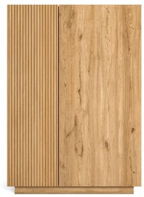 Șifonier cu aspect de lemn de stejar 90x126 cm Rayana – Marckeric