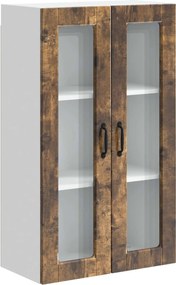 vidaXL Dulap de bucătărie cu raft Stejar fumuriu 60 x 31 x 100 cm