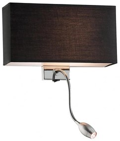 Ideal Lux - Lampă LED flexibilă de perete HOTEL 1xE27/60W + LED/1,5W/230V