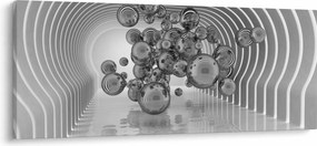 Tablou - Bule albe și negre (120x50 cm)