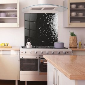 Panou Sticla Bucatarie, 100x100cm, Protectie aragaz, Antistropi, Termorezistent, Alimente, Condimente, Salt Texture