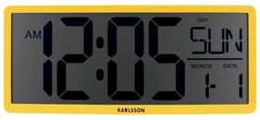 Karlsson 6020YE ceas digital galben, 35 cm