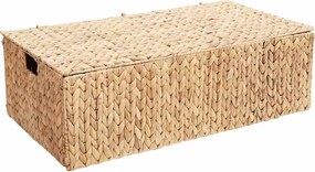 vidaXL Cutie de depozitare natural 60 x 38 x 20 cm Zambilă de apă