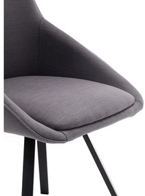 Scaun sufragerie Yenkee  (melva 94 + negru). 1099291