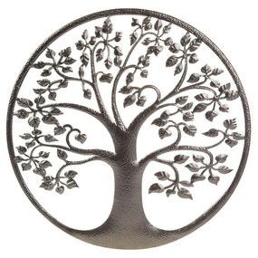 Decorațiune metalică murală Copacul vieții, diam. 50 cm