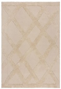 Covor bej din bumbac 160x230 cm Tessa Diamond – Flair Rugs