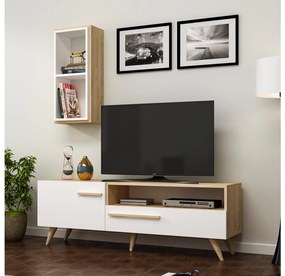 Mobilier living Sepada 2 (stejar zafir + alb) . 1095594