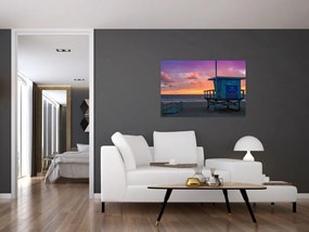 Tablou de pe plaja Santa Monica (90x60 cm)