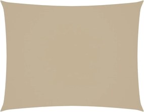 vidaXL Pânză parasolar, bej, 2,5x3,5m, țesătură oxford, dreptunghiular