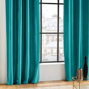Draperie albastră din microsatin 140x240 cm Shana – douceur d'intérieur