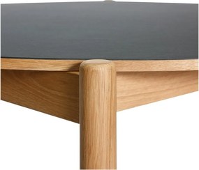 Masă de dining rotundă din lemn de stejar ø 115 cm Oblique – Hübsch